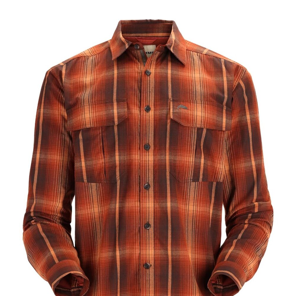 Coldweather Long Sleeve Shirt- Hickory Clay Plaid